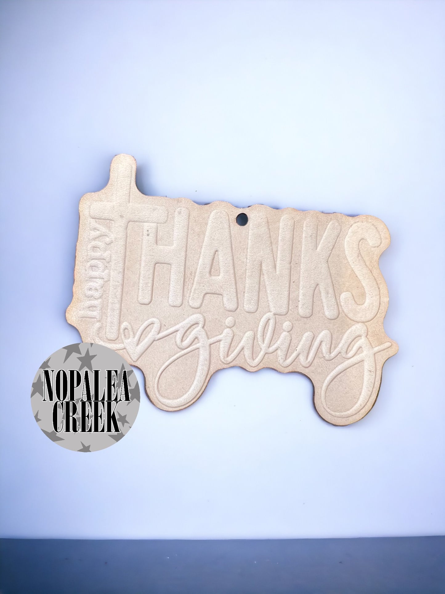 Happy Thanks (Cross) Giving Leather Charms (SET OF 4)