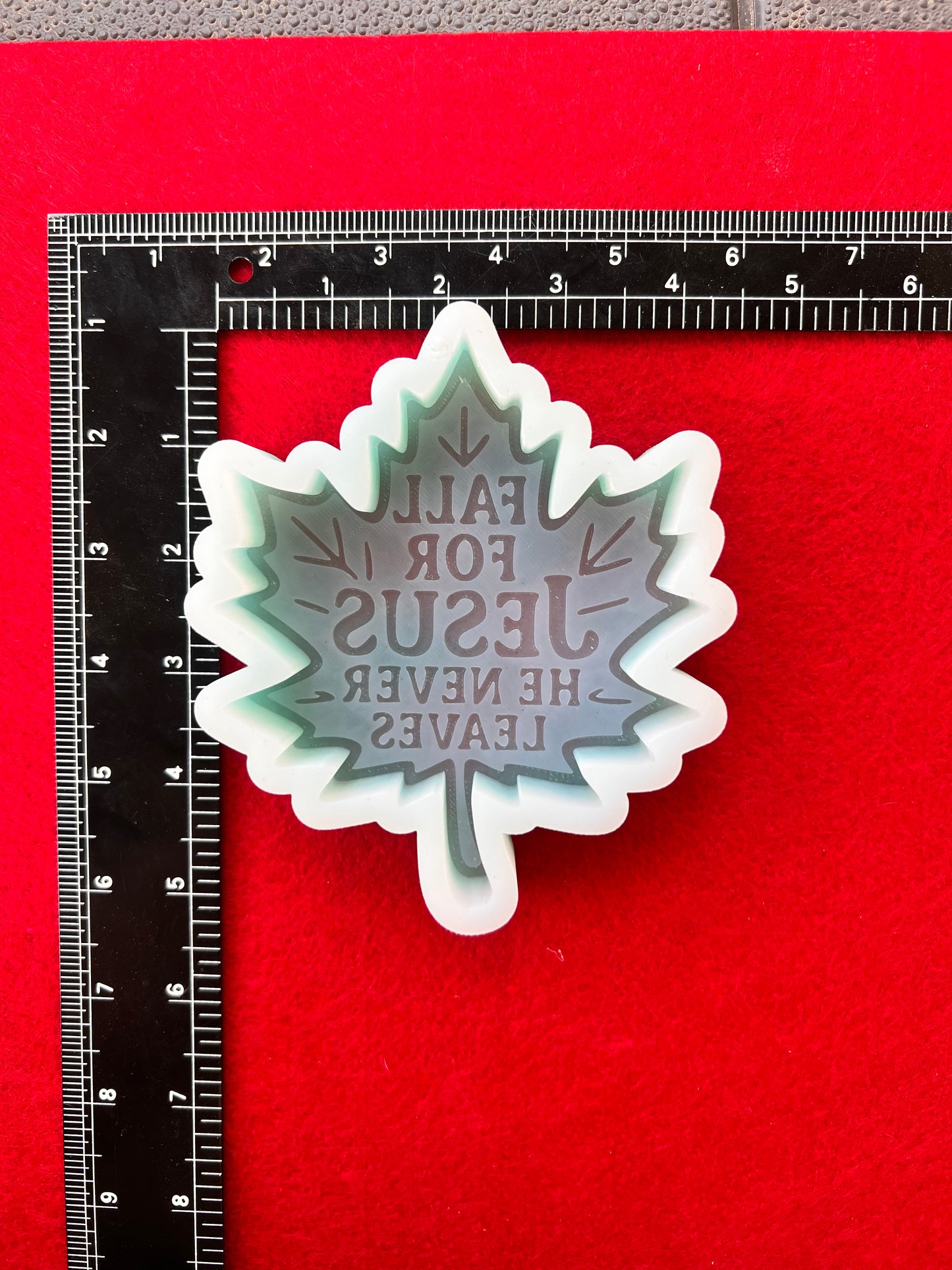 Fall for Jesus Leaf Silicone Mold©