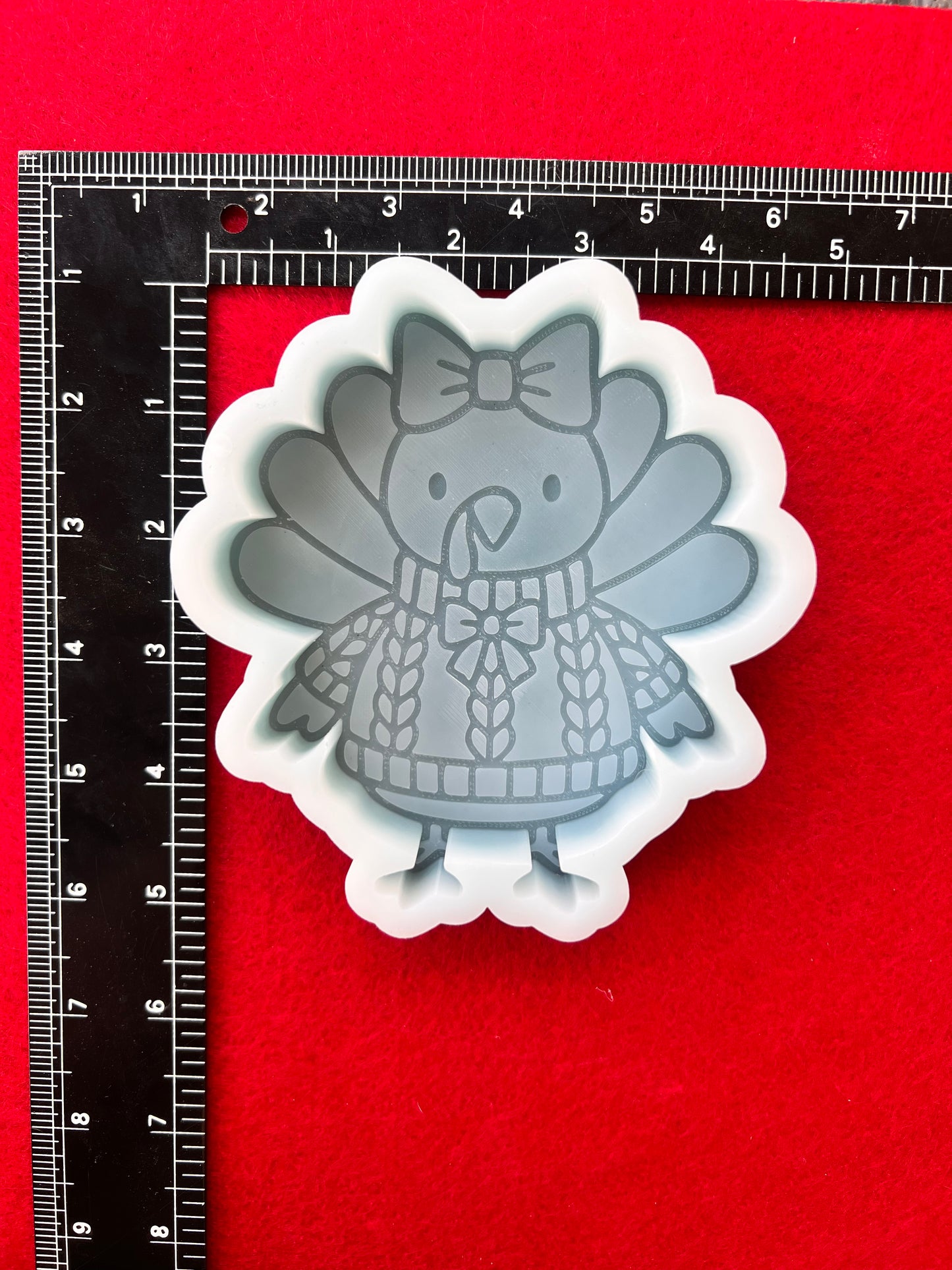 Cozy Sweater Turkey Silicone Mold©