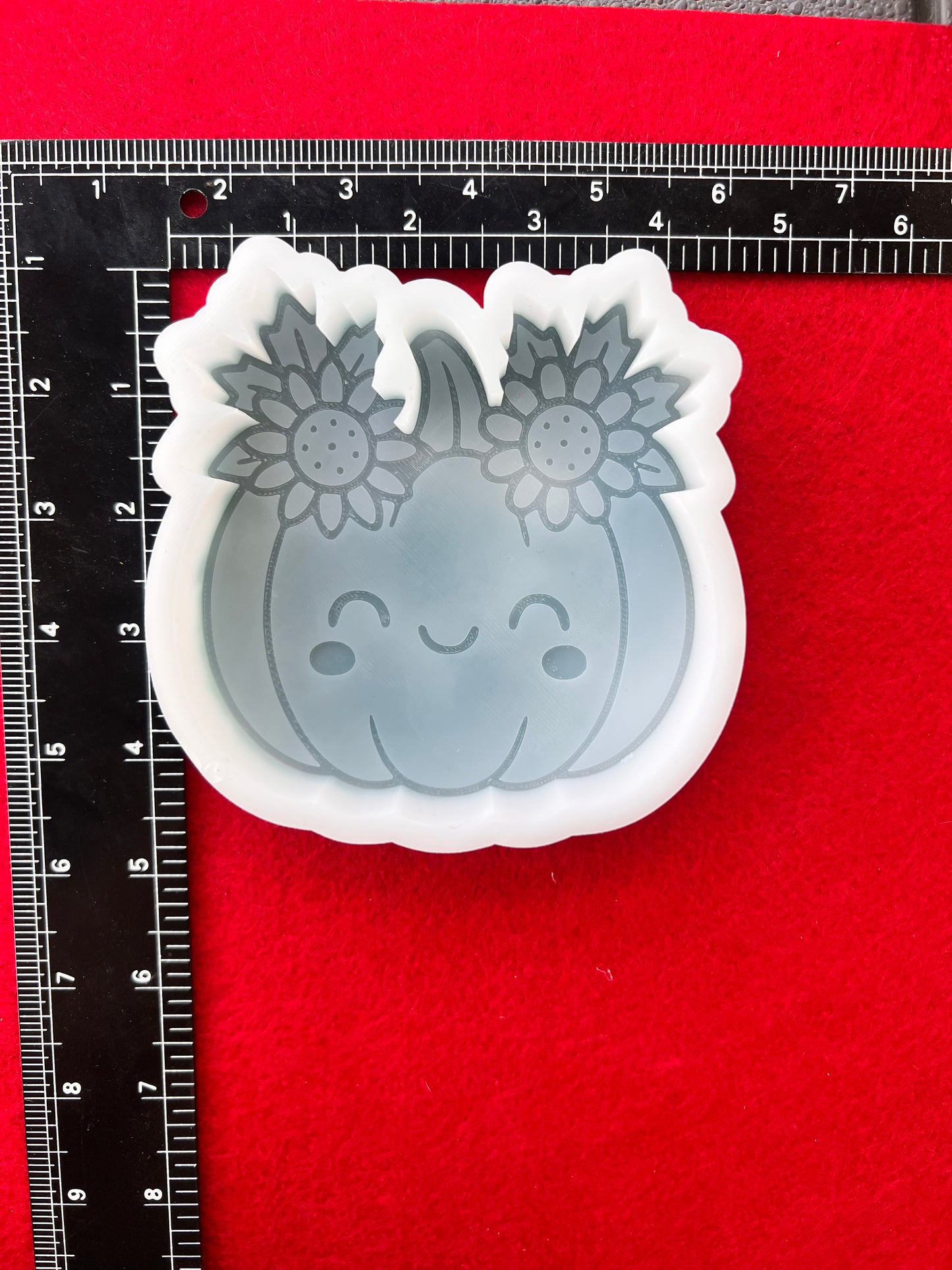 Sweet Floral Leaf Pumpkin Silicone Mold©