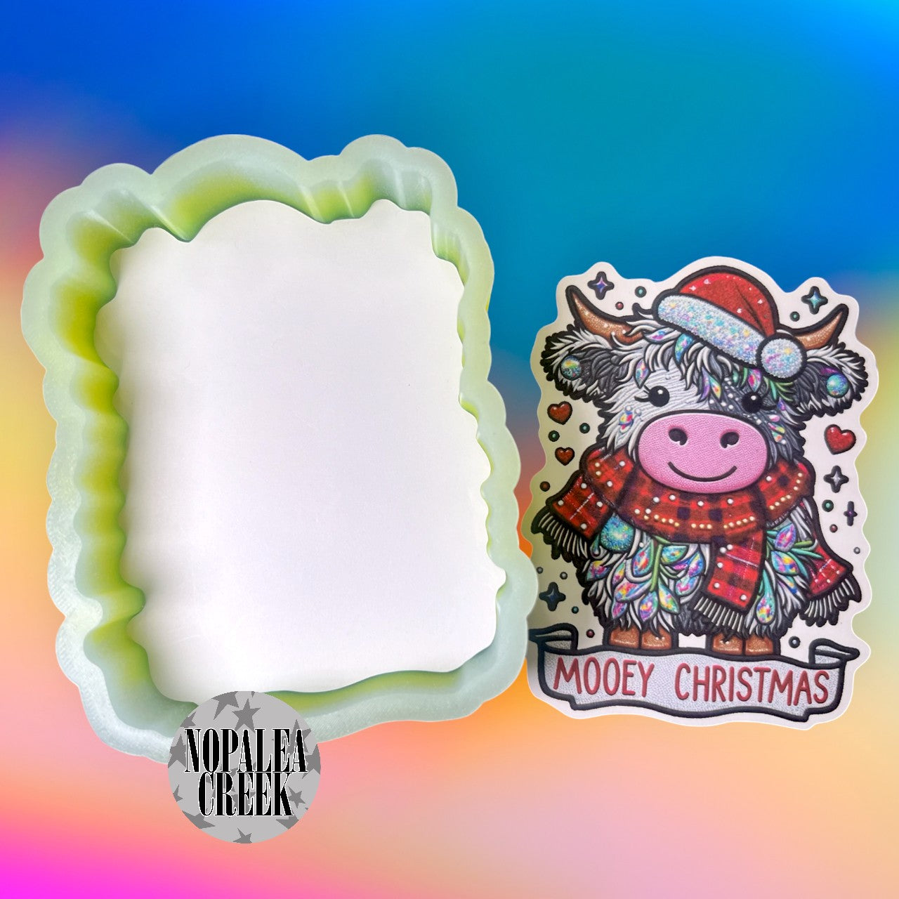 Mooey Christmas Cardstock Silicone Mold