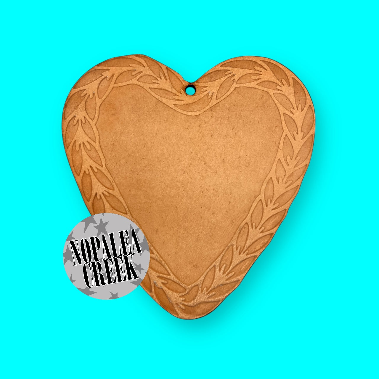 Braided Heart Leather Charms (SET OF 4)