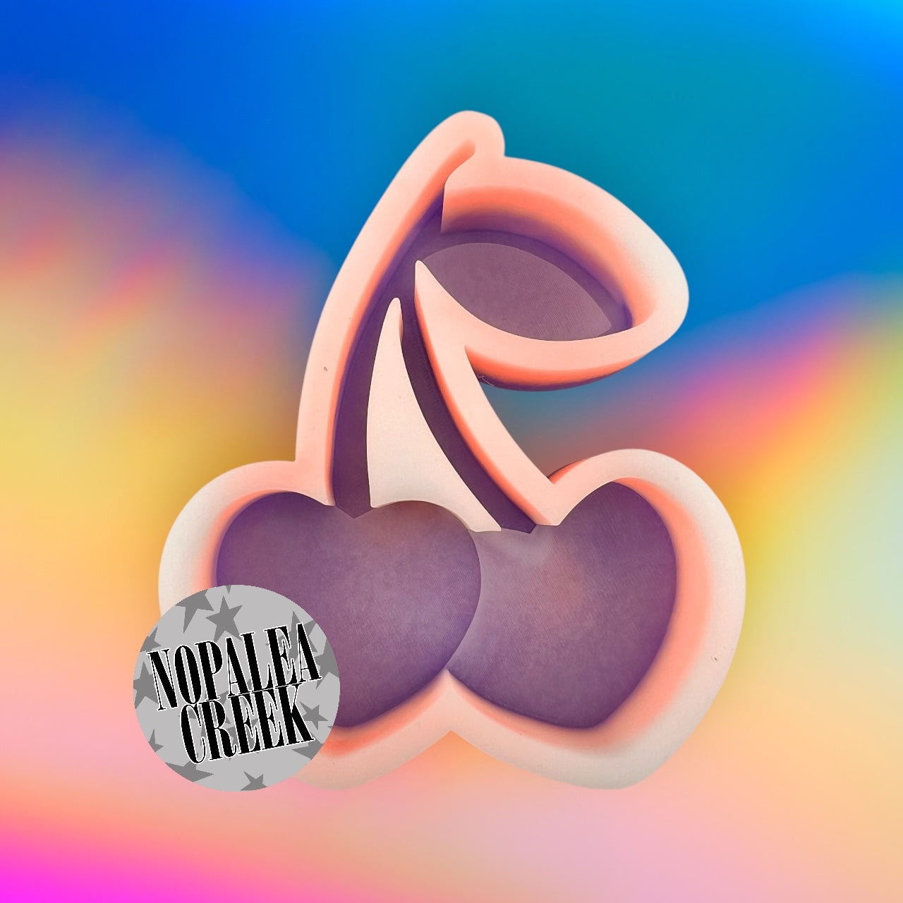 Simple Heart Cherry Silicone Mold