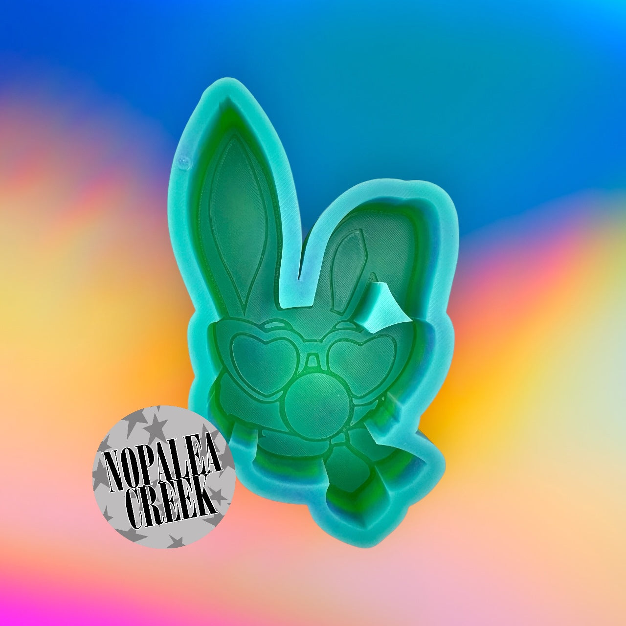 Retro Bubble Gum Bunny Silicone Mold
