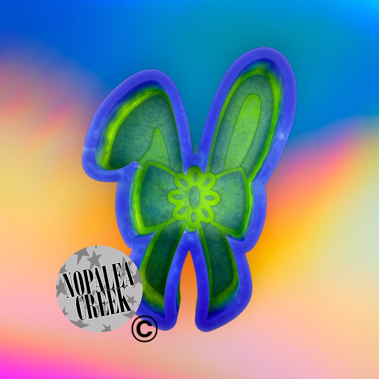 Western Bunny Ears Silicone Mold
