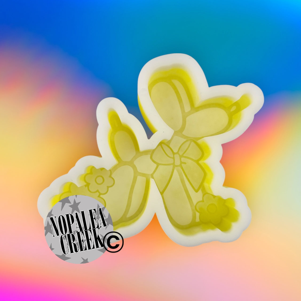 Cute Balloon Pup Silicone Mold