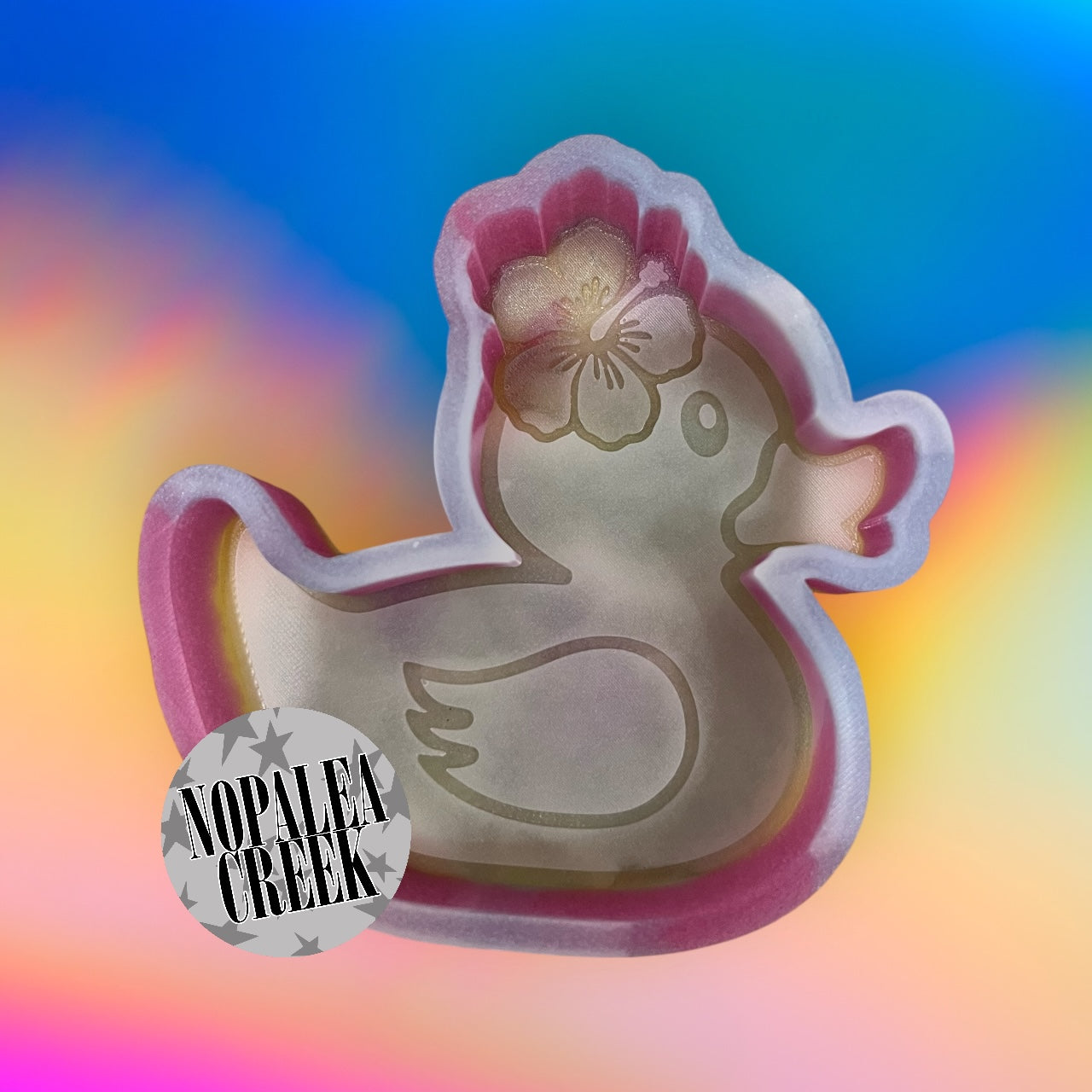 Hibiscus Duck Silicone Mold