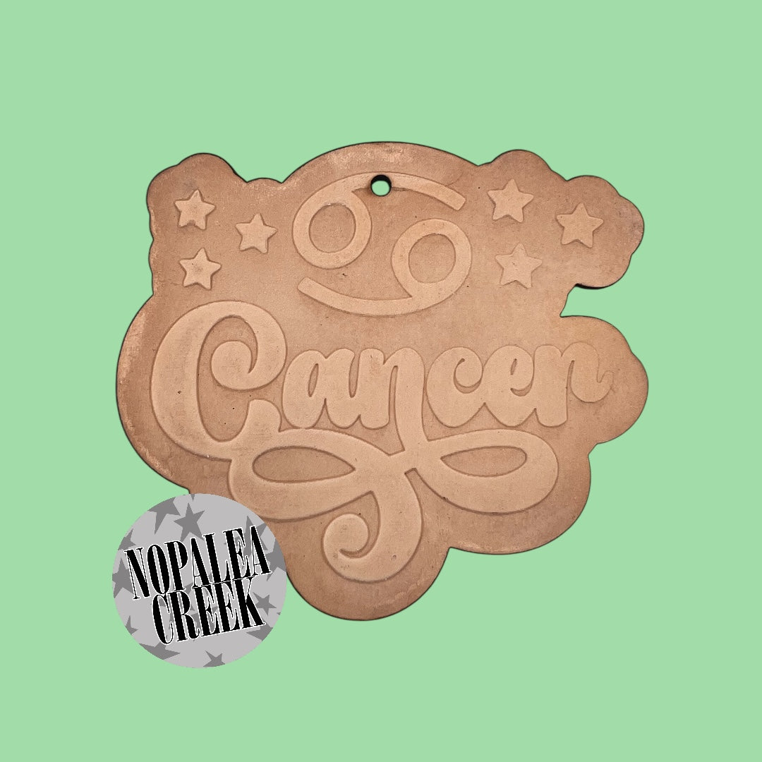 Cancer Leather Charms (SET OF 4)