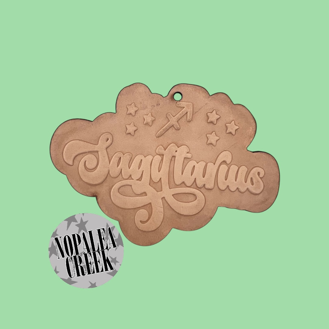 Sagittarius Leather Charms (SET OF 4)