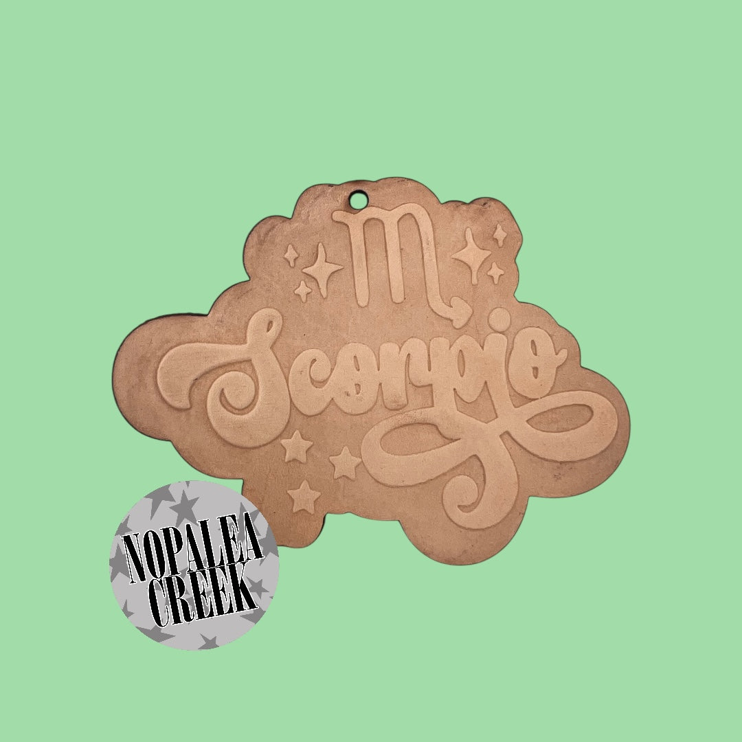 Scorpio Leather Charms (SET OF 4)