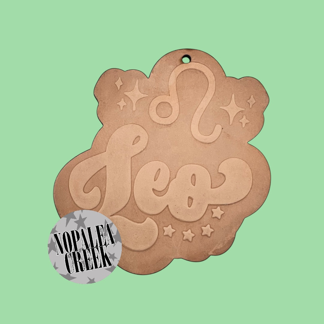 Leo Leather Charms (SET OF 4)