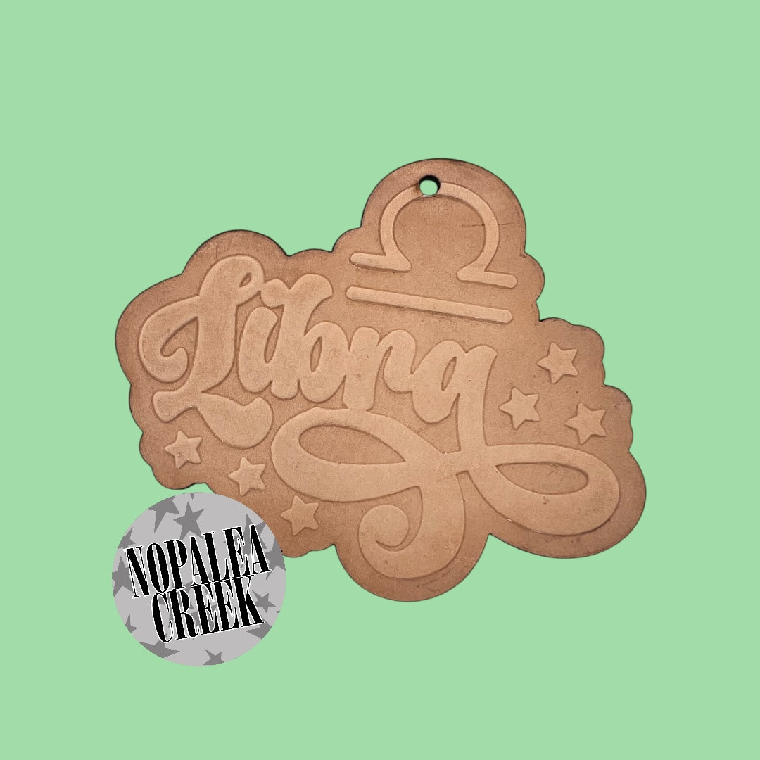 Libra Leather Charms (SET OF 4)