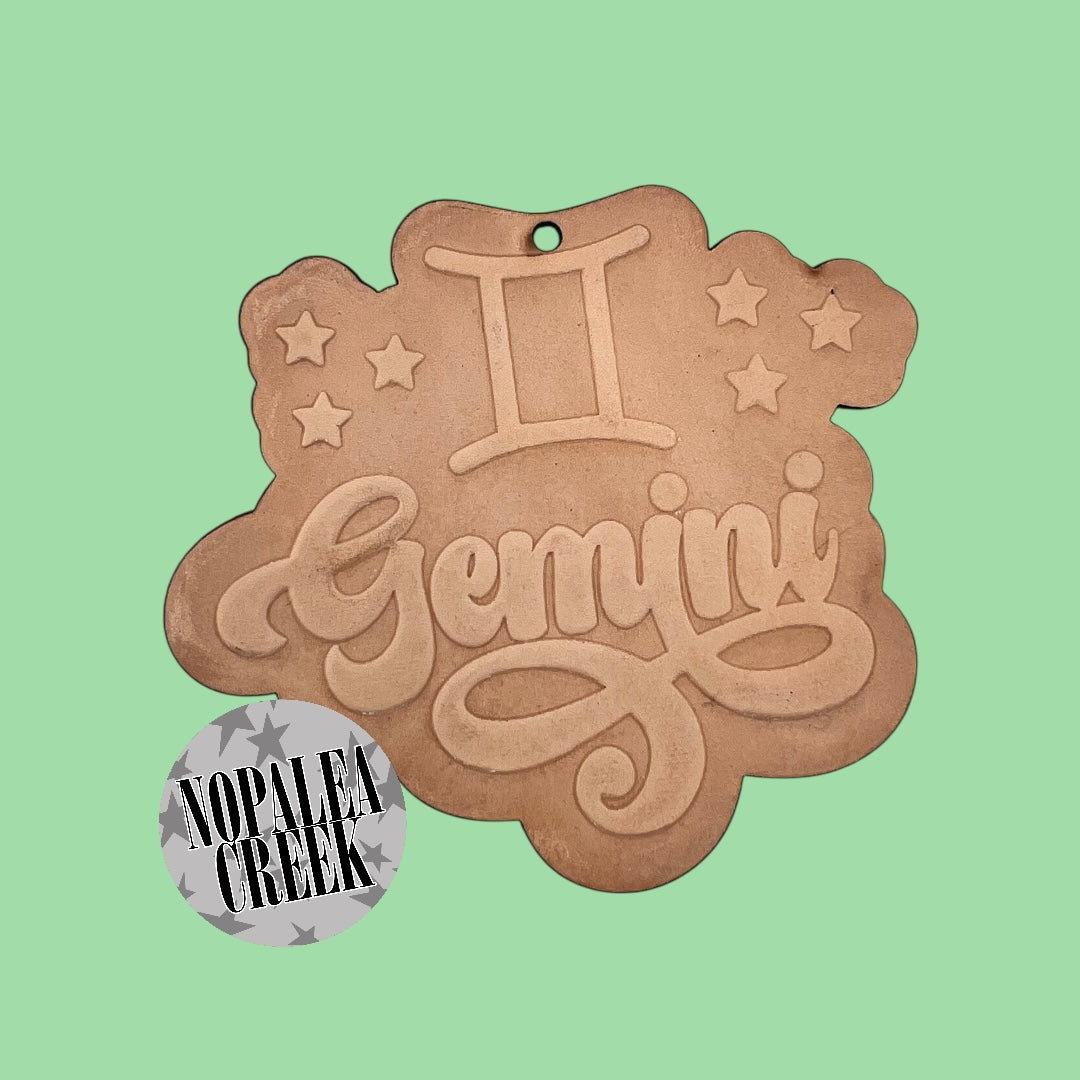 Gemini Leather Charms (SET OF 4)