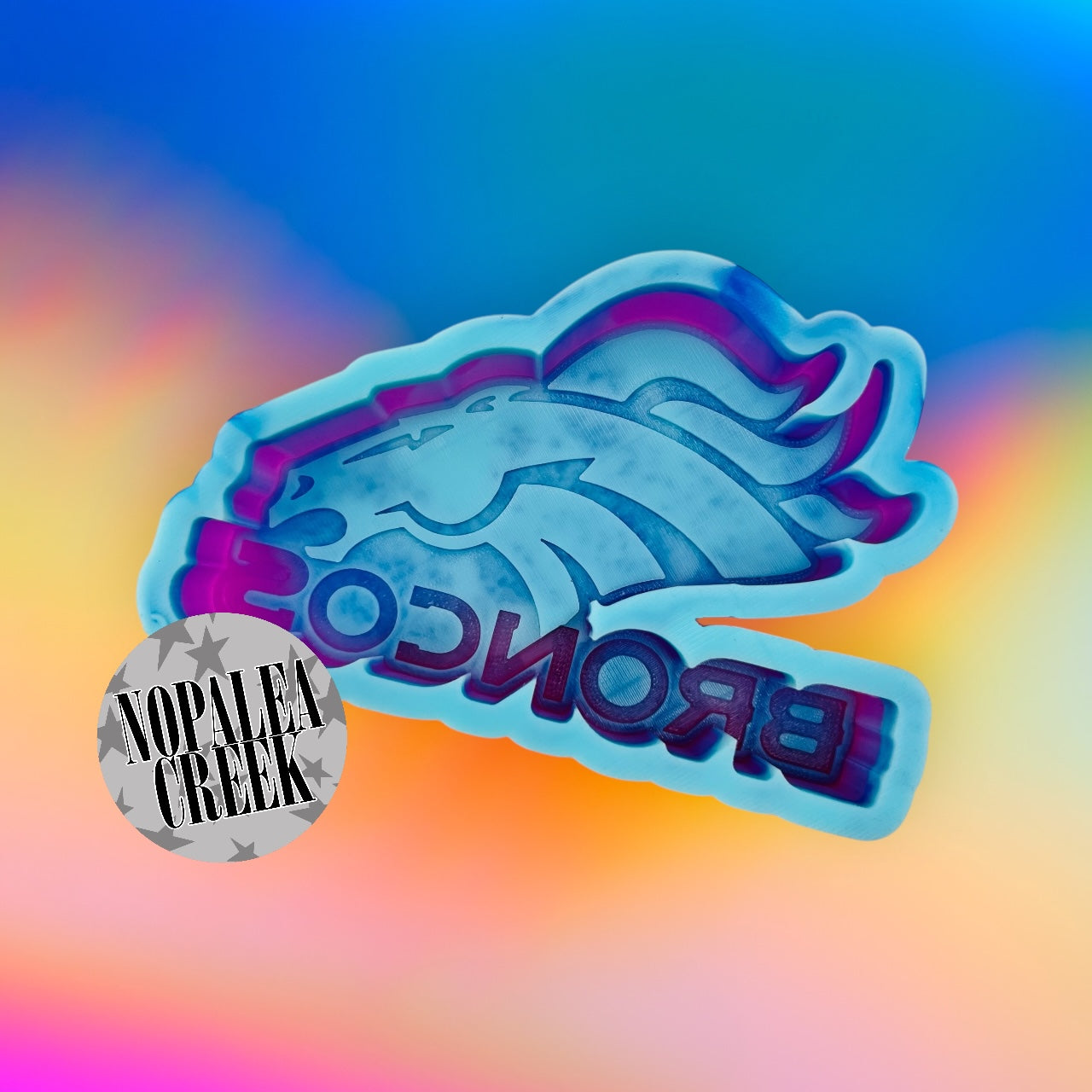 Bronc.2 Silhouette Silicone Mold