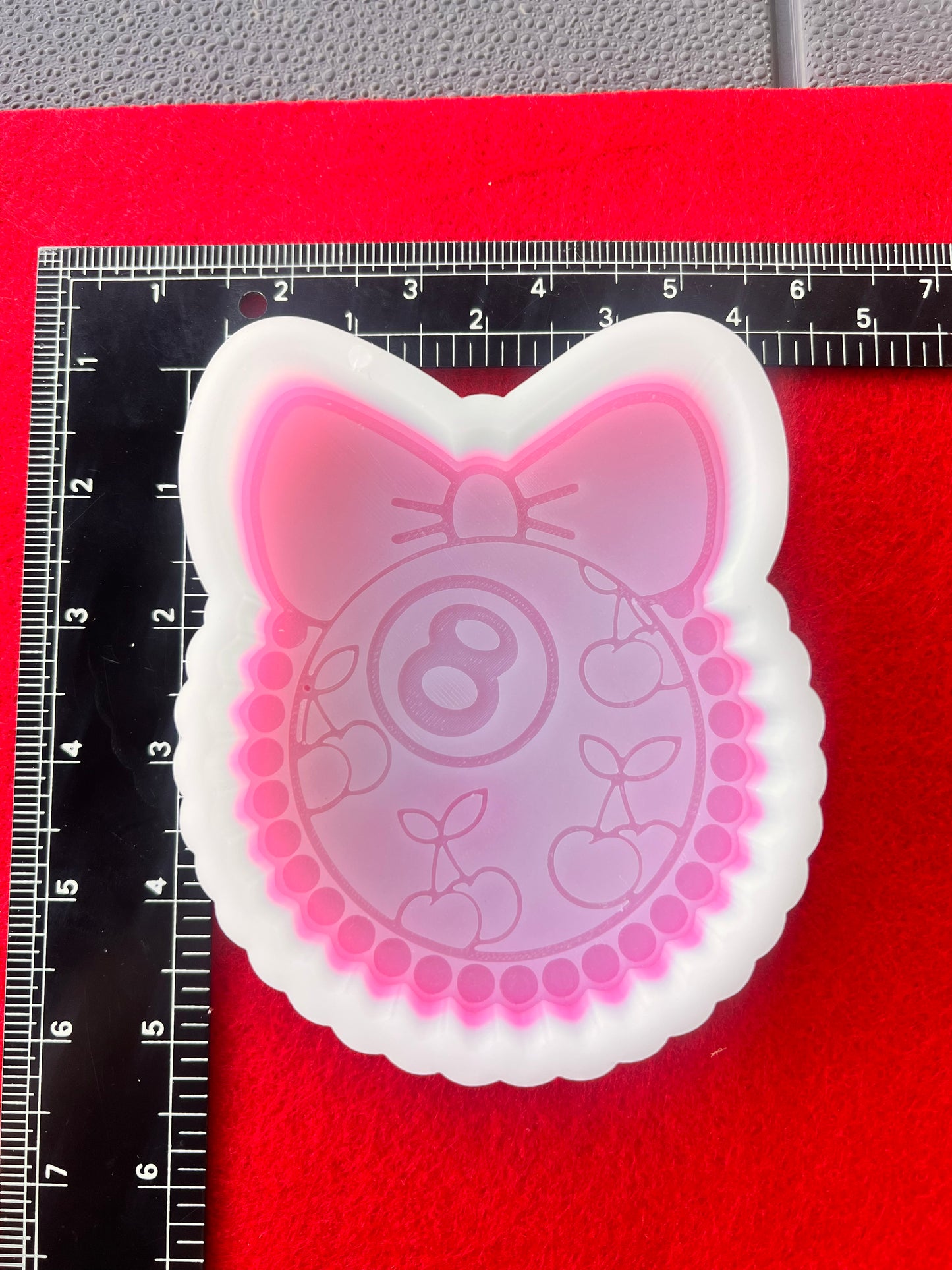 Cherry Western 8 Ball Silicone Mold