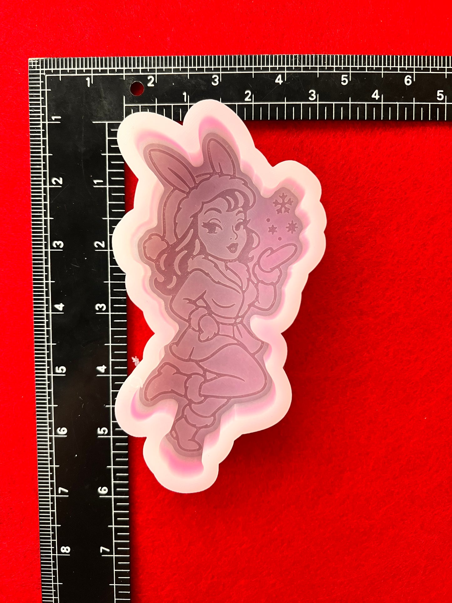 Snow Bunny Pinup Silicone Mold©