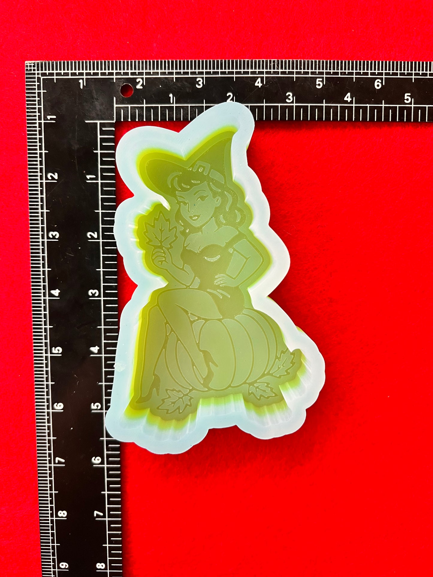 Witchy Pumpkin/Fall Pinup Silicone Mold©
