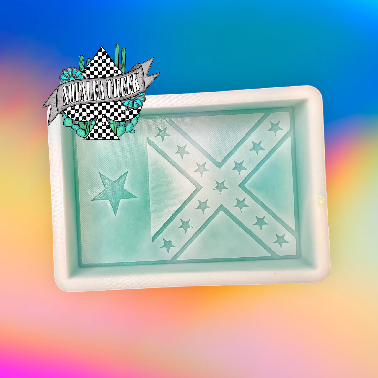 Texas War Flag Silicone Mold