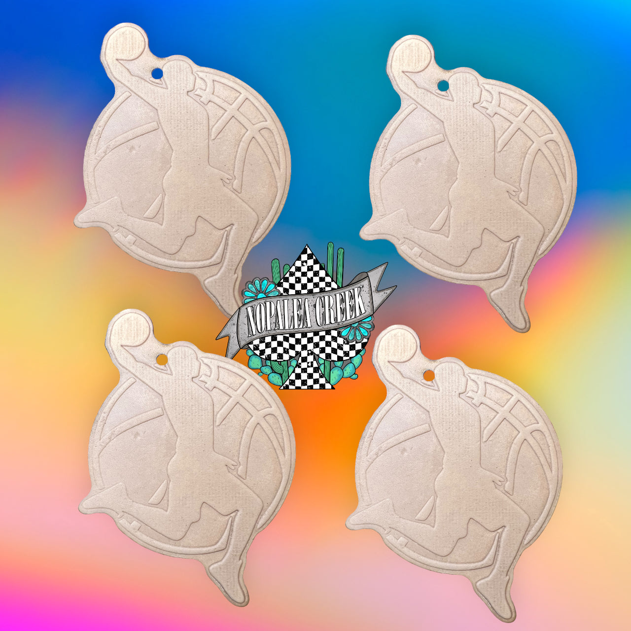 Air Basketball Leather Charms (SET OF 4)