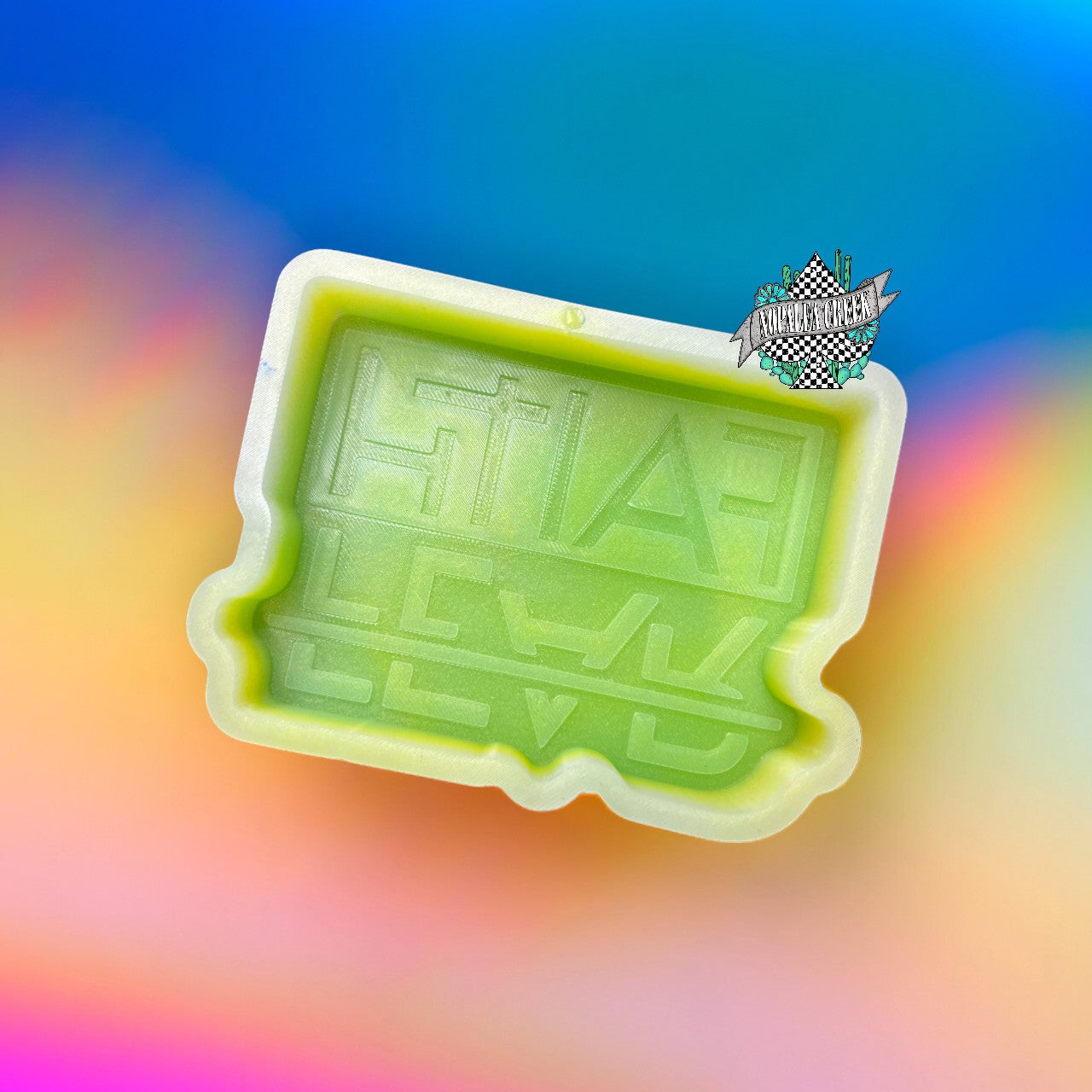 Faith Over Fear Silicone Mold