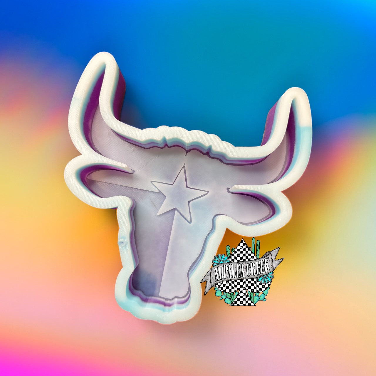 Texas Steer Silicone Mold