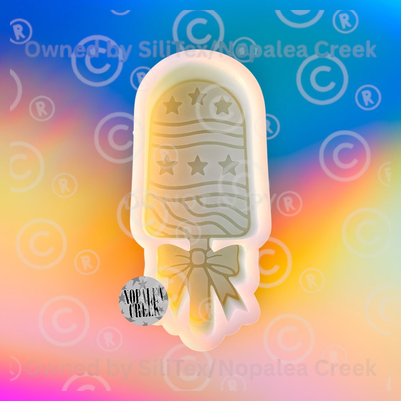 4th of July Popsicle Silicone Mold©