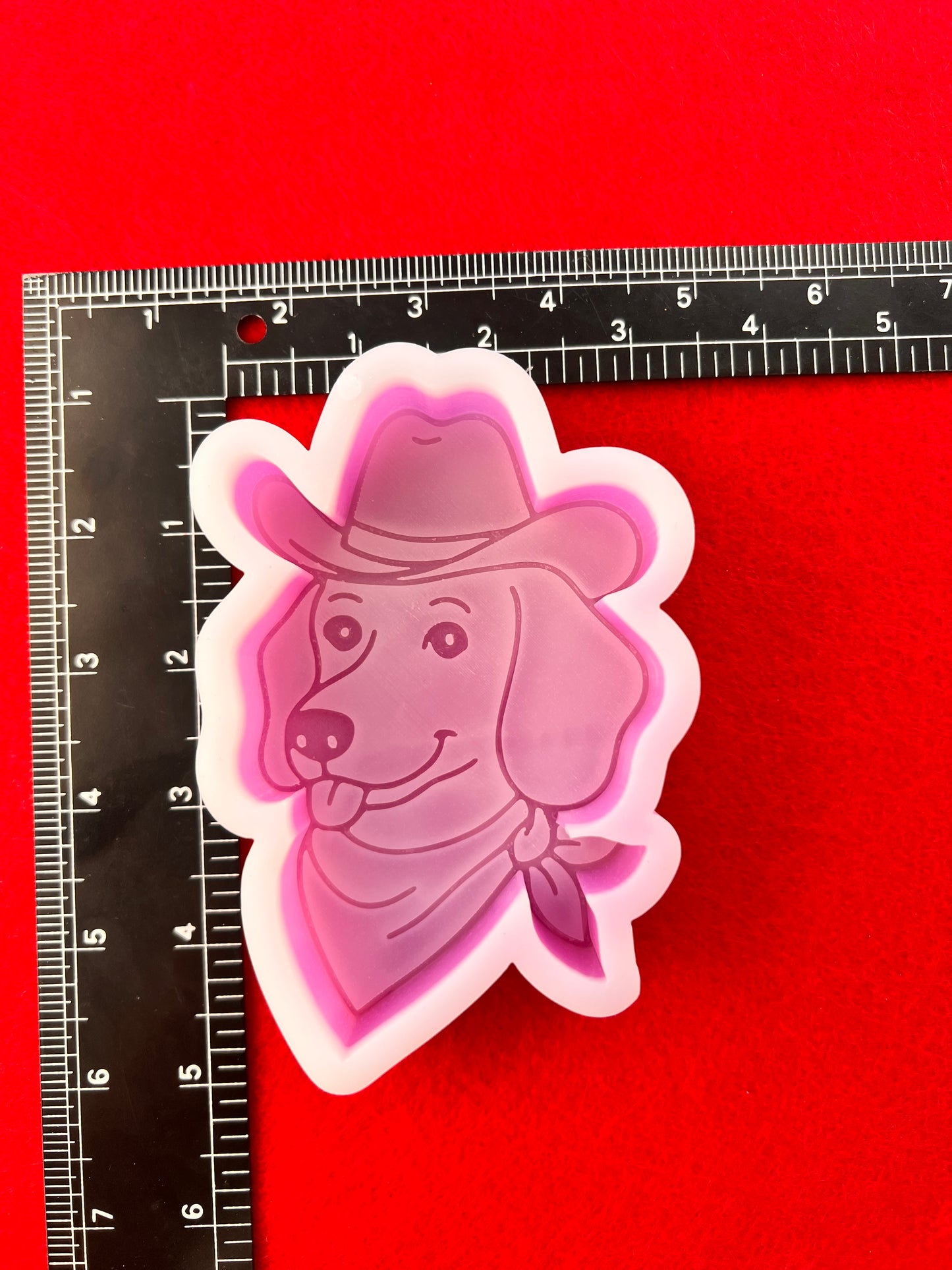 Western Cow Dog Silicone Mold©