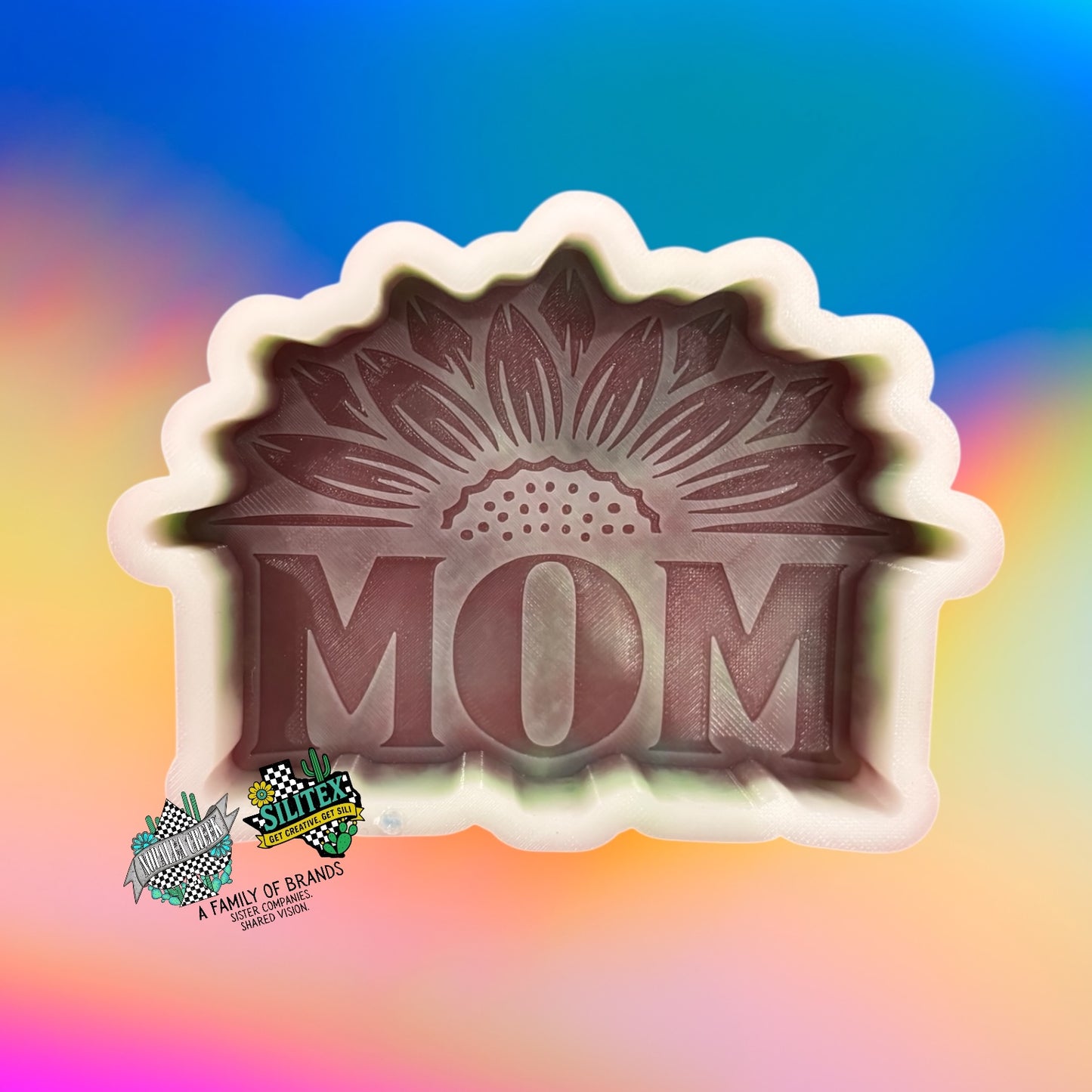 Mom Sunflower Silicone Mold