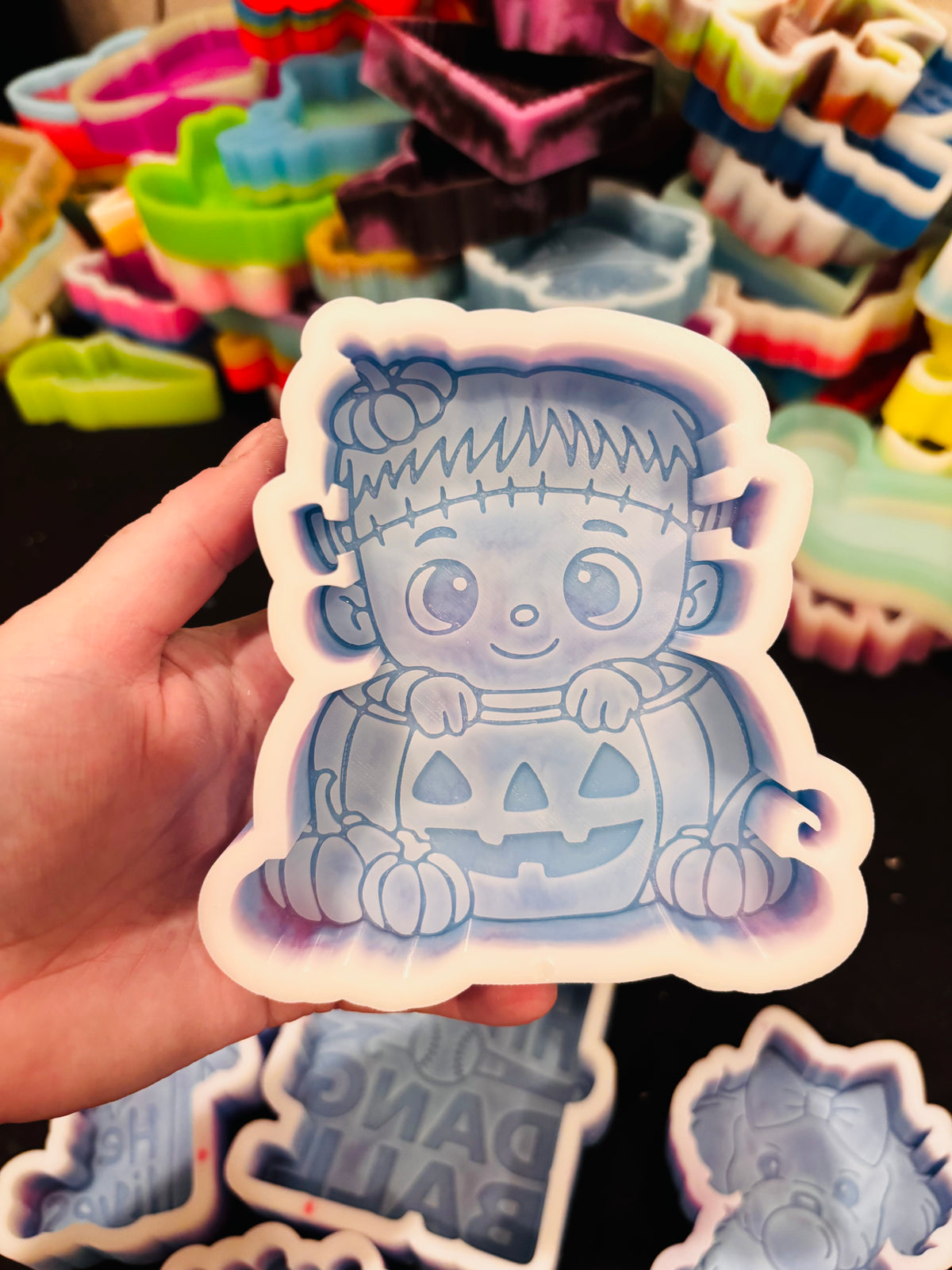 Little Frankenstein Pumpkin Silicone Mold