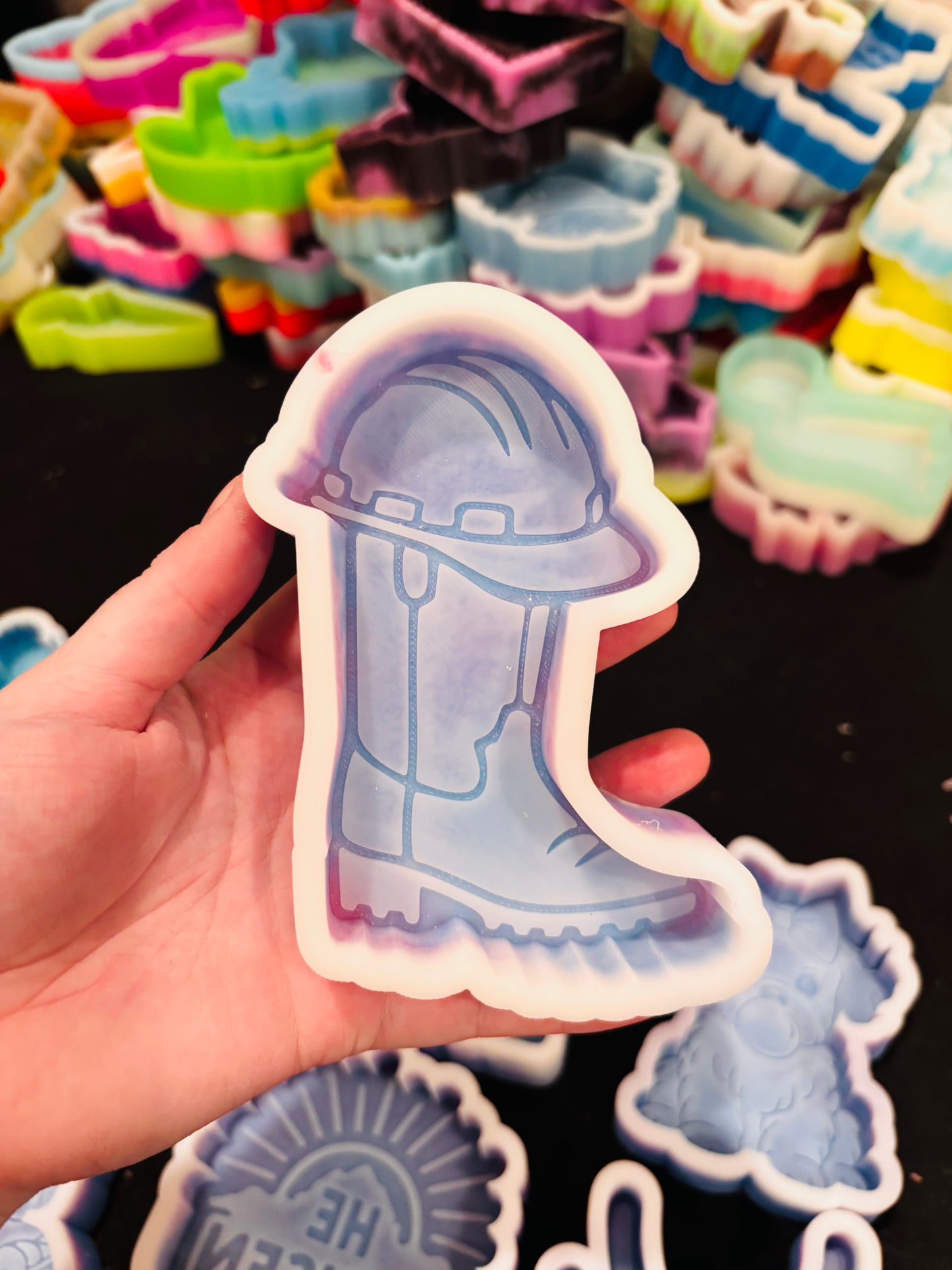 Blue Collar Boot Silicone Mold