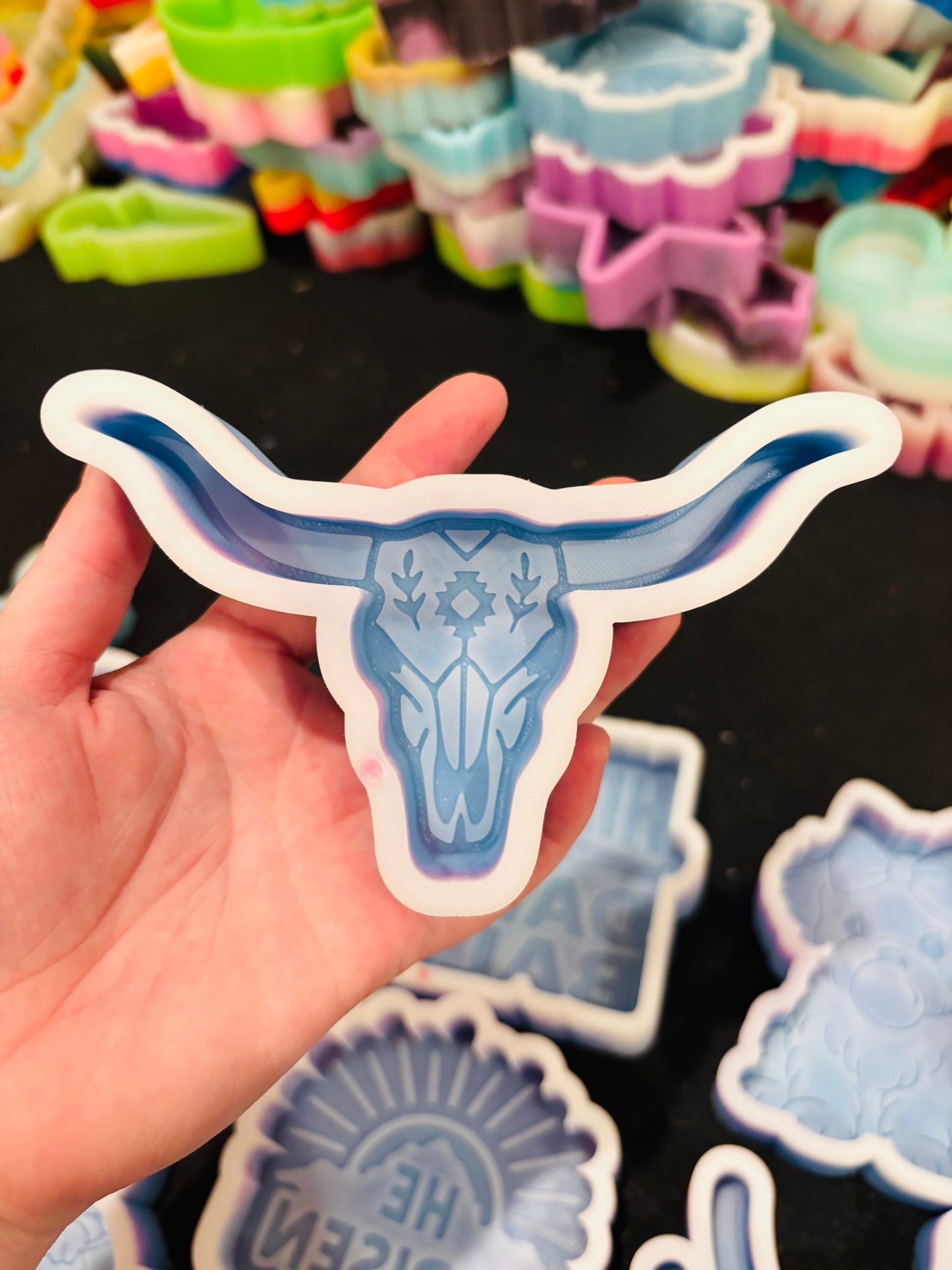 Sagebrush Longhorn Silicone Mold