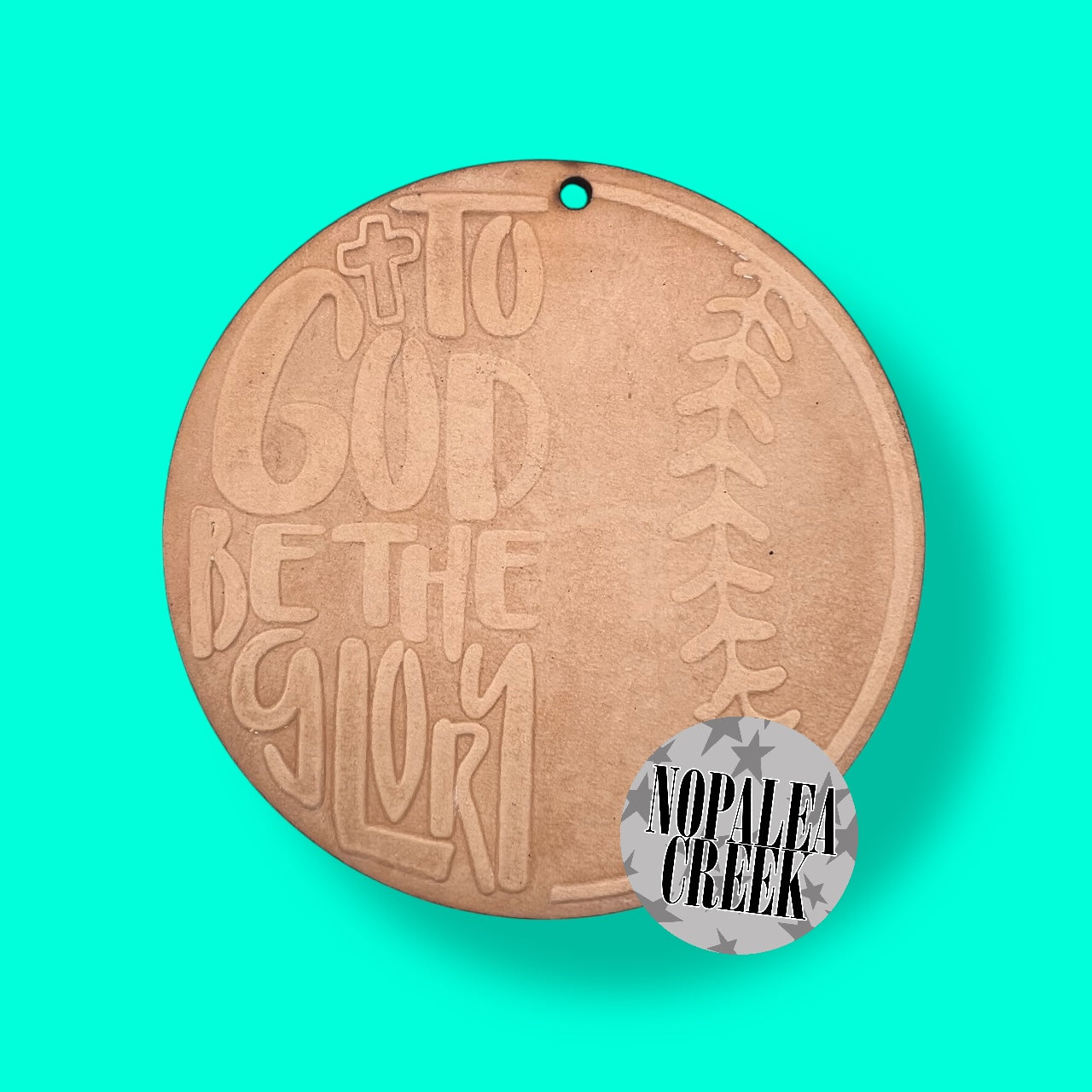 God Be The Glory Baseball Leather Charms (SET OF 4)