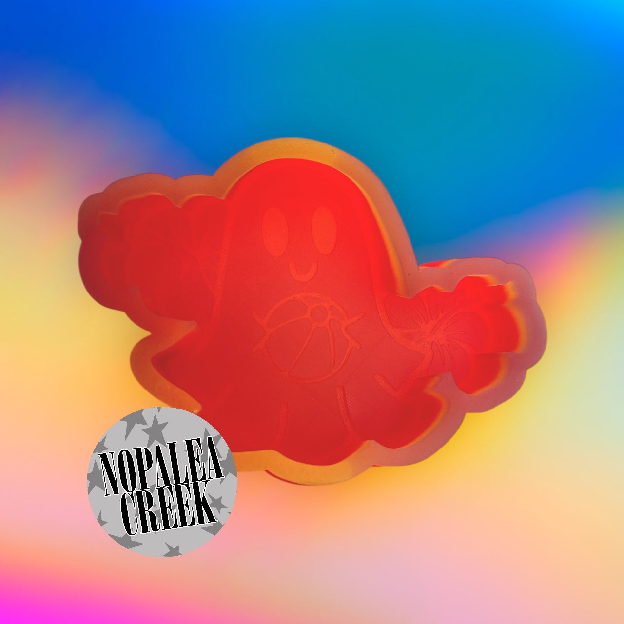 Beach Ball & Hibiscus Ghost Silicone Mold