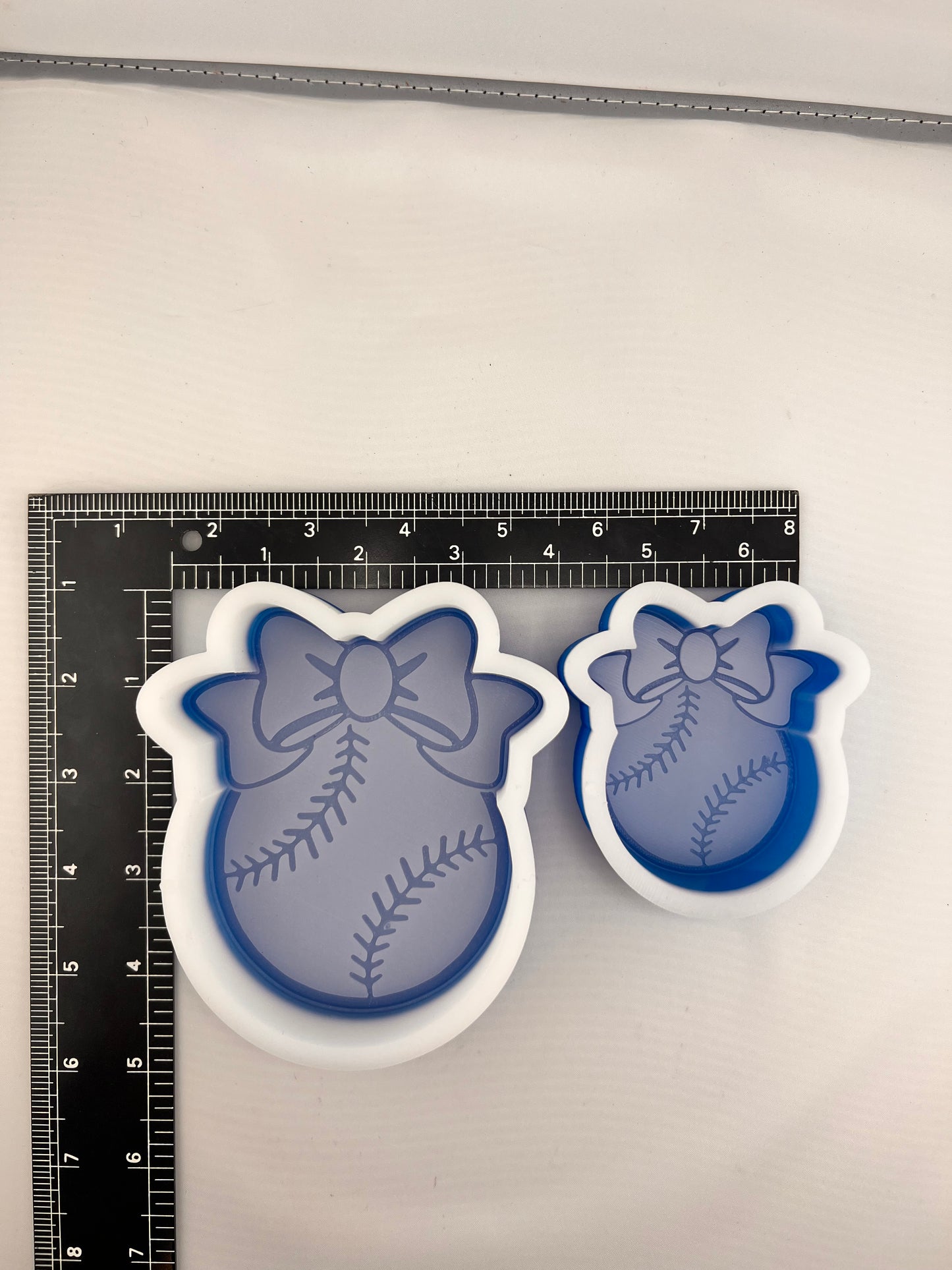 Baseball & Bow Silicone Mold