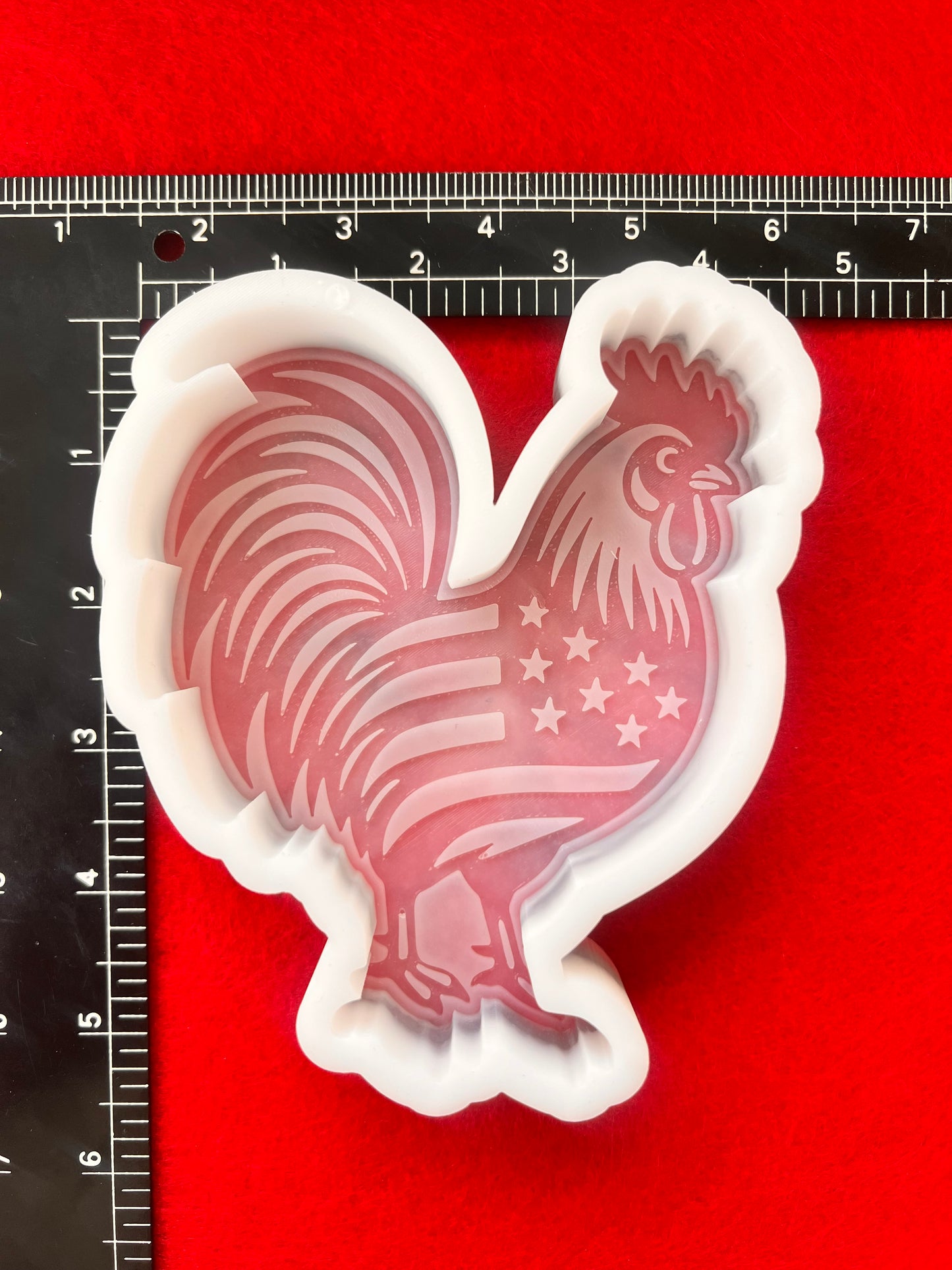 USA Rooster Silicone Mold©