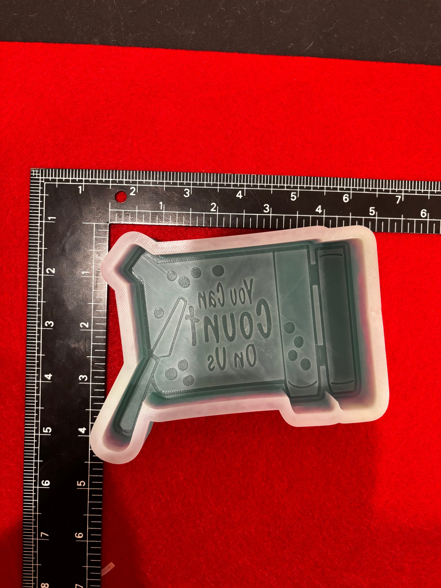 You Can Count on Us Silicone Mold