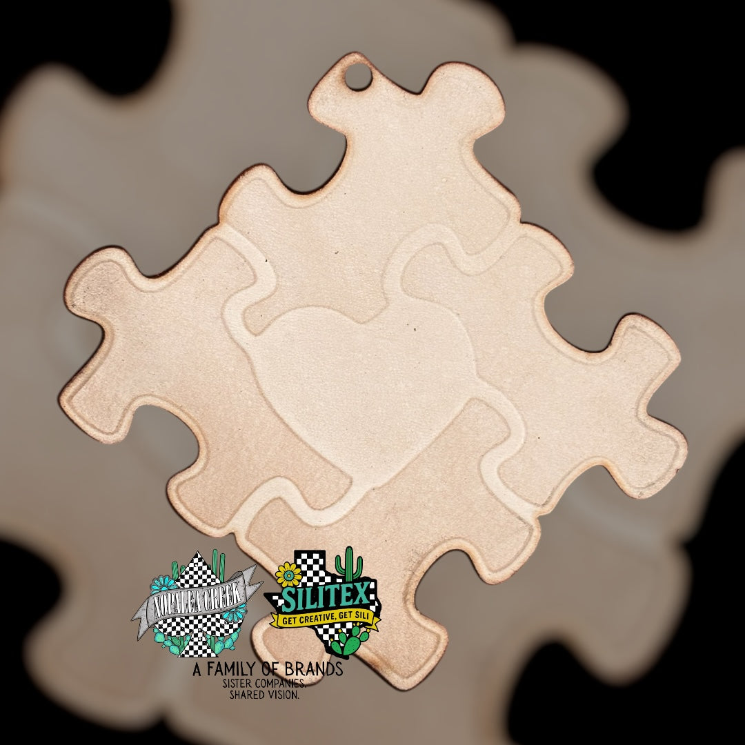 Autism 1 Leather Charms (SET OF 4)