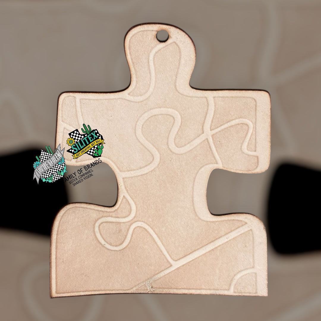 Autism 2 Leather Charms (SET OF 4)