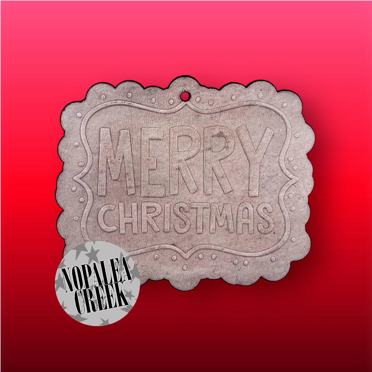 Merry Christmas Squad Leather Charms (SET OF 4)