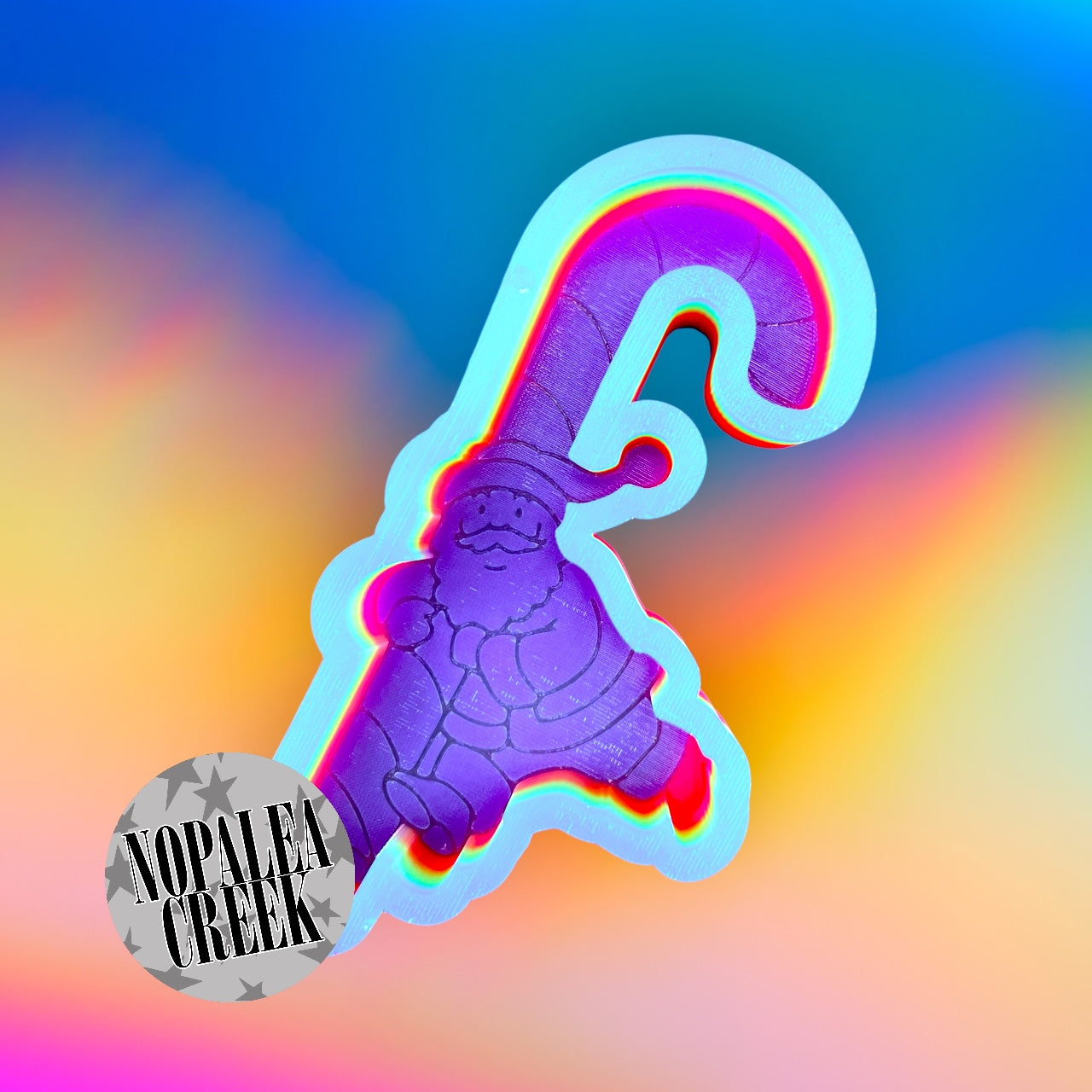 Candy Cane Santa Silicone Mold