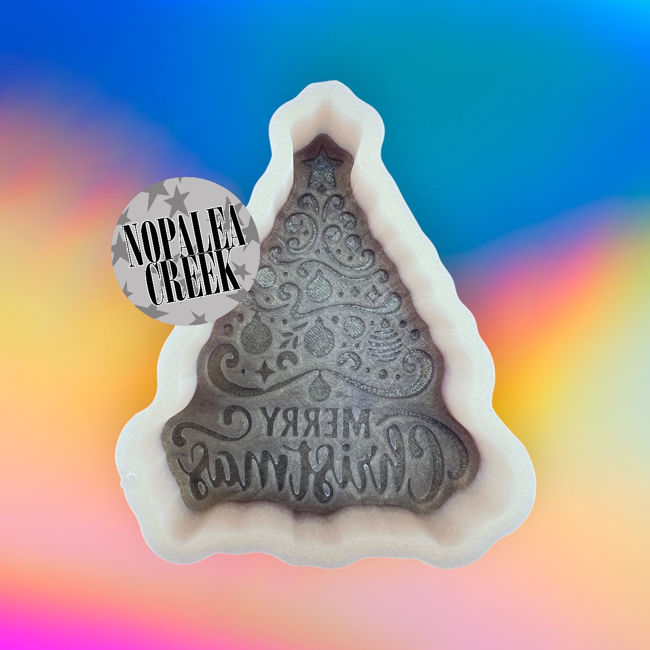 Merry Christmas Tree Silicone Mold