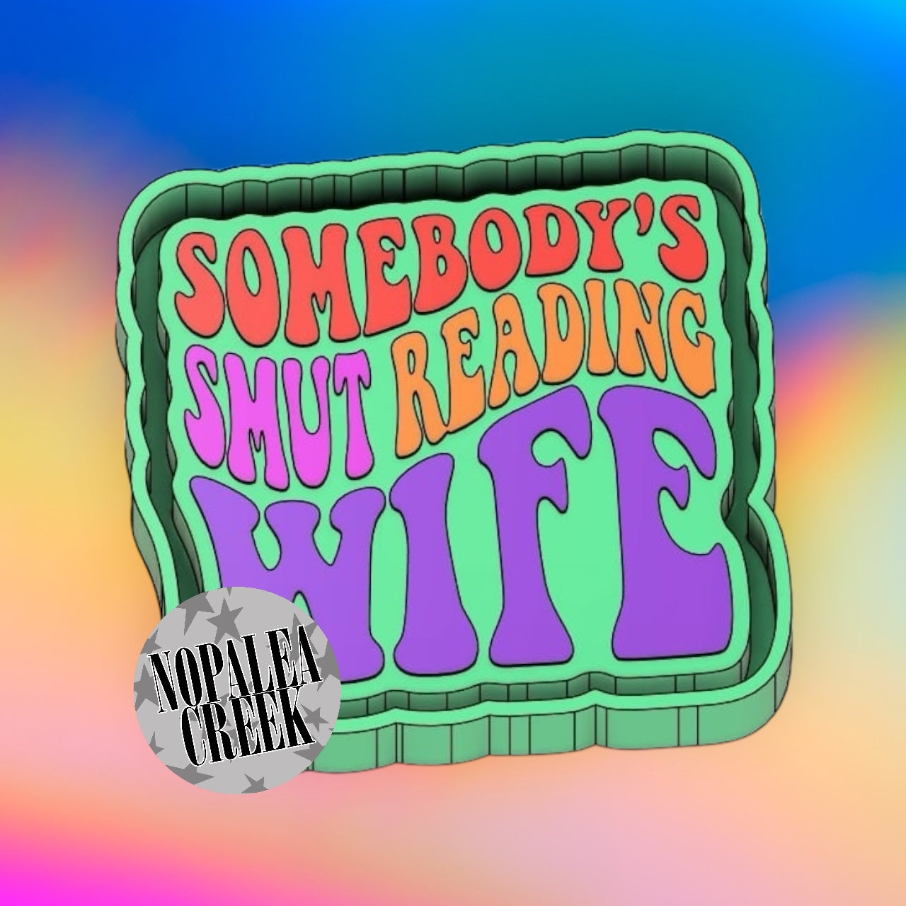 Smut Reading Wife Silicone Mold