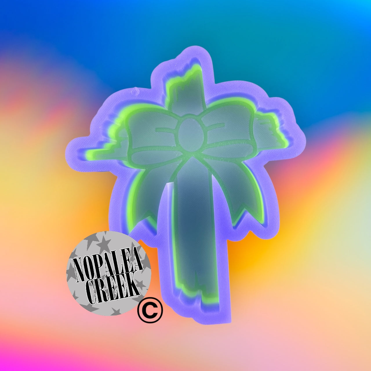 Bow Cross Silicone Mold