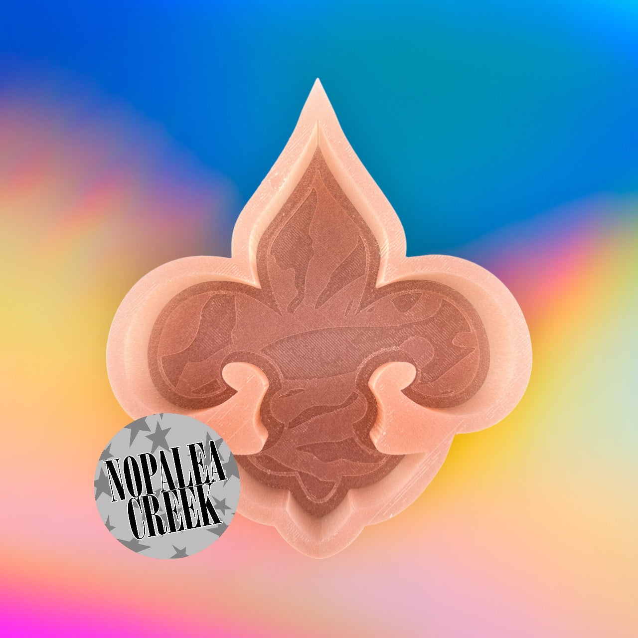 Fleur de Lis Tiger Silicone Mold