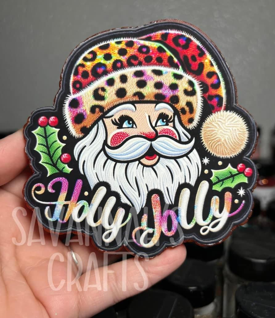 Holly Jolly Cardstock Silicone Mold