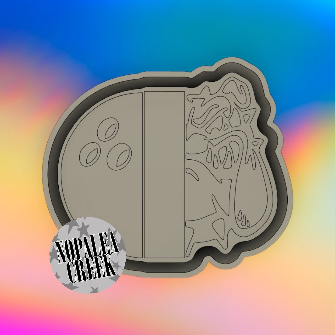 Bulldog Name Bowling Silicone Mold