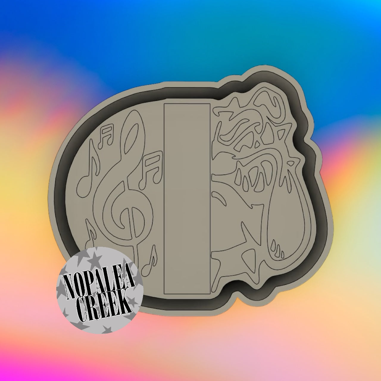 Bulldog Name Band Silicone Mold