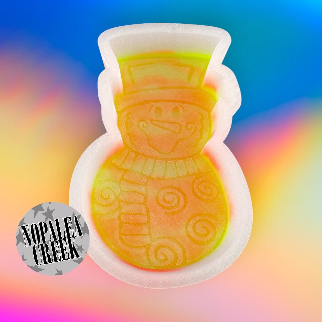 Whimsical Snowman Silicone Mold