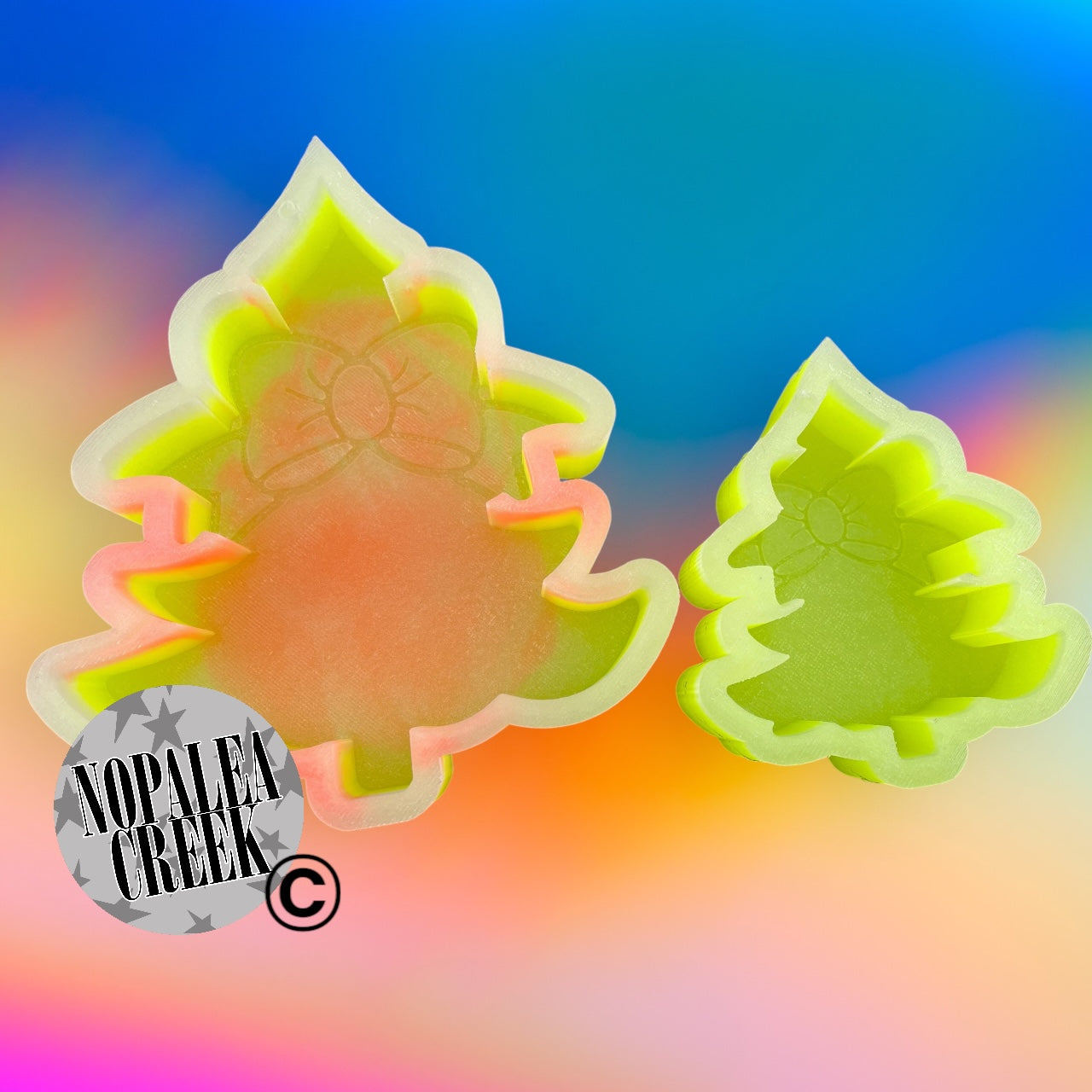 Christmas Tree w/Bow Silicone Mold©