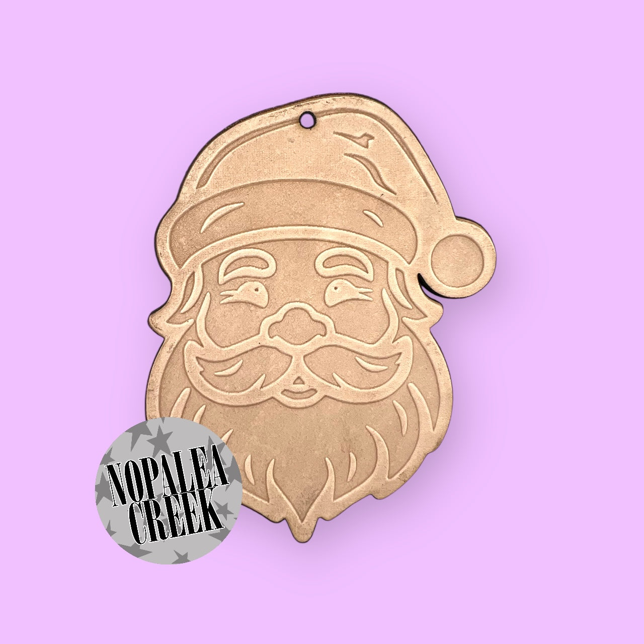 Simple Santa Leather Charms (SET OF 4)